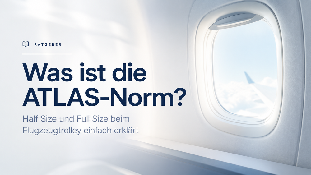 Was ist die ATLAS-Norm? Half Size und Full Size beim Flugzeugtrolley einfach erklärt