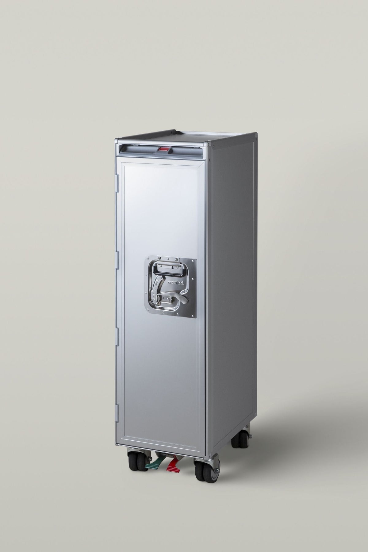 Flugzeugtrolley Basic in Aluminium mit 7 Schubladen – fabrikneu nach ATLAS-Norm, eloxierte Seitenteile
