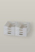 Lot de 4 tiroirs en plastique aircrafted – quatre tiroirs empilés